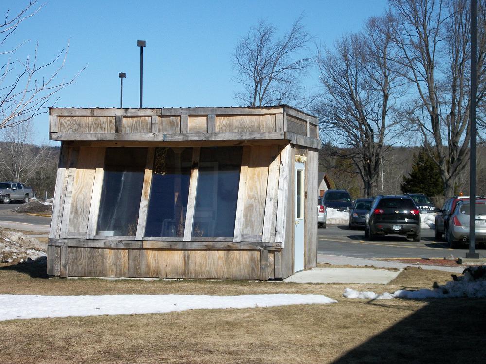This green house will be improved and be part of Galway's sustainable farm project.