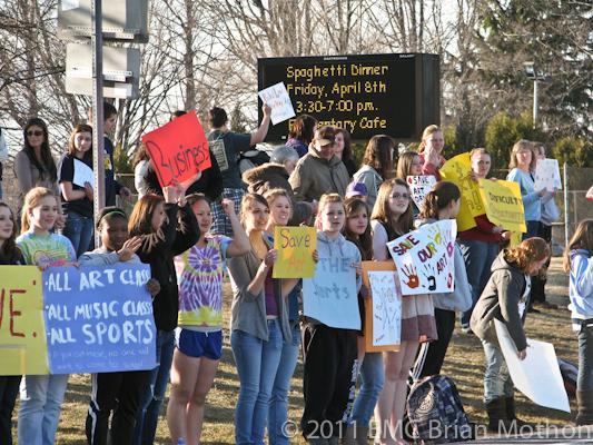 Save our School Rally