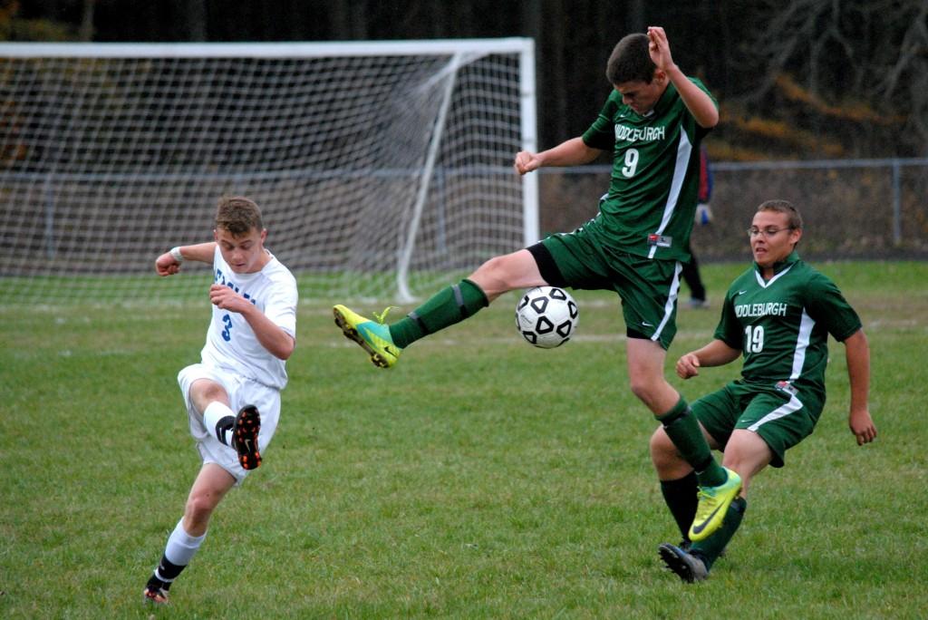 A flying kick