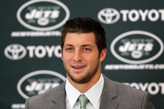Tim Tebow Introduced as a Jet
