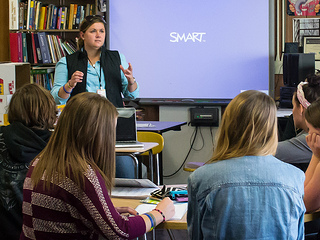 Photojournalist from local paper provided students with career snapshot