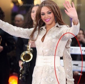 Yes, Beyonce has three arms now.