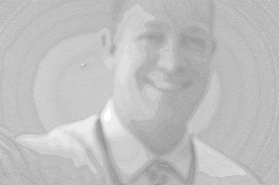 Mr. Shine's selfie-portrait