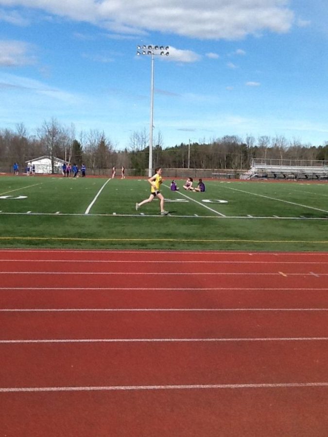 Siela Zembsch warming up