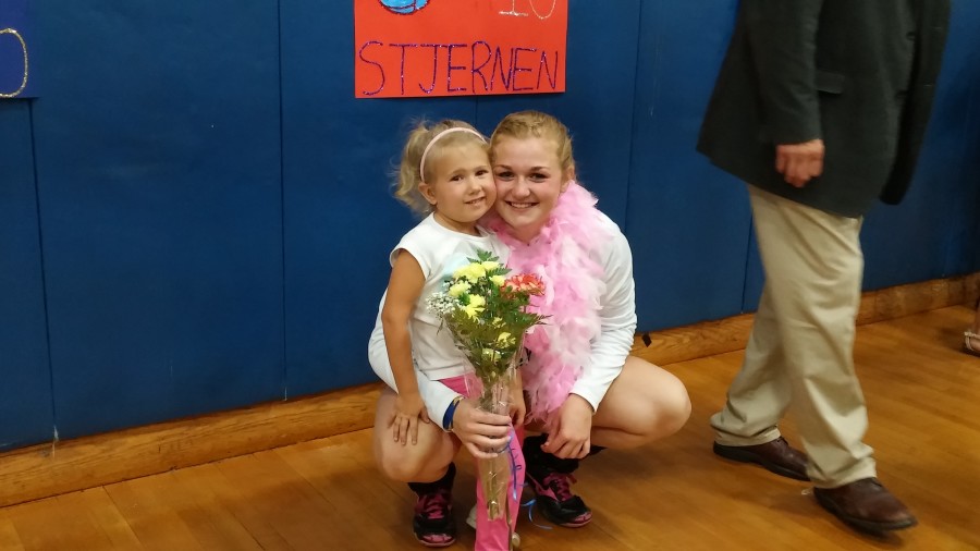 Families, friends and teammates show seniors their love