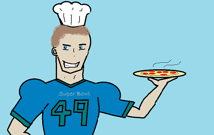 super bowl pizza