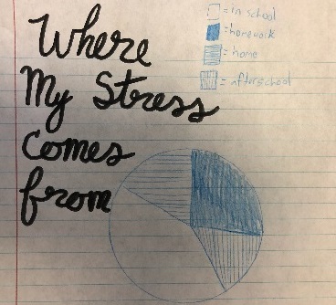 7th grader Abby Gullett identified the sources of stress in her life currently.