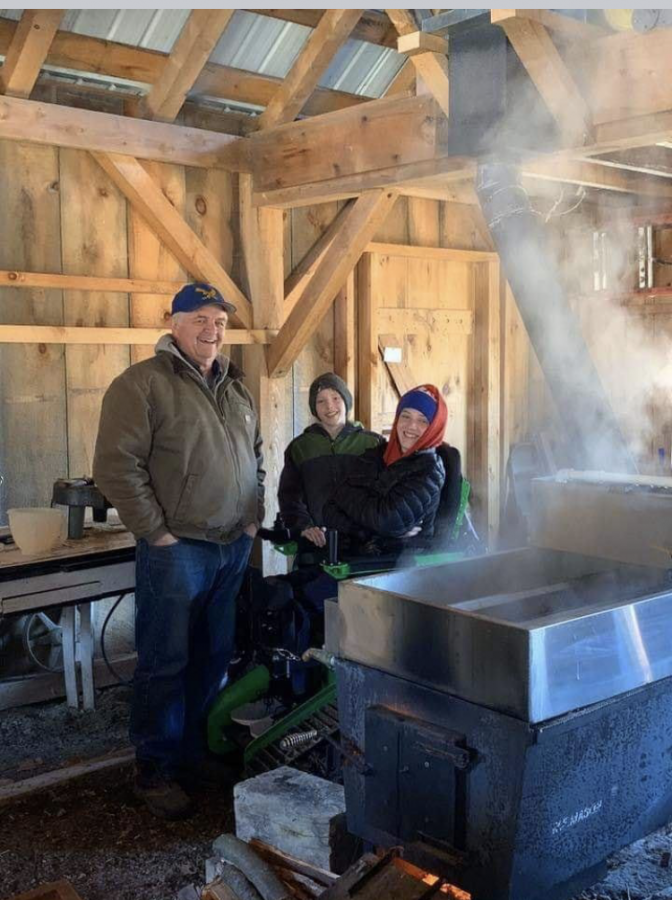 Making maple syrup and memories