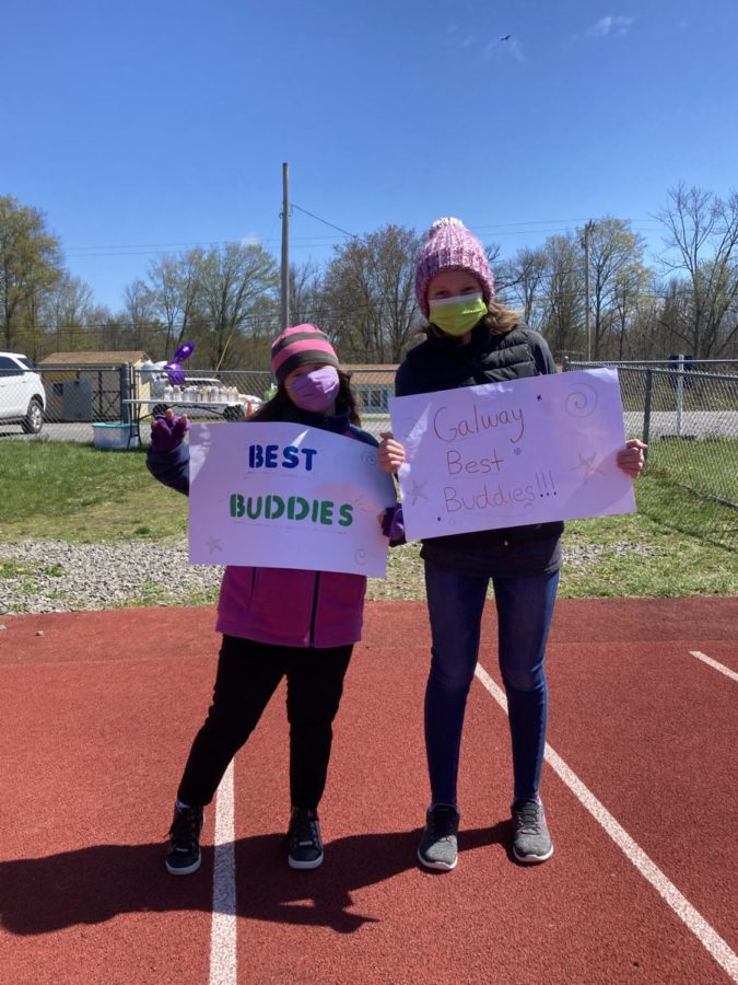 Senior, Erin Abernathy and 8th grader Addy Ross