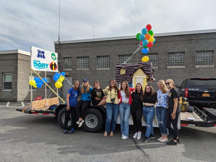 The Seniors Pixar Float 