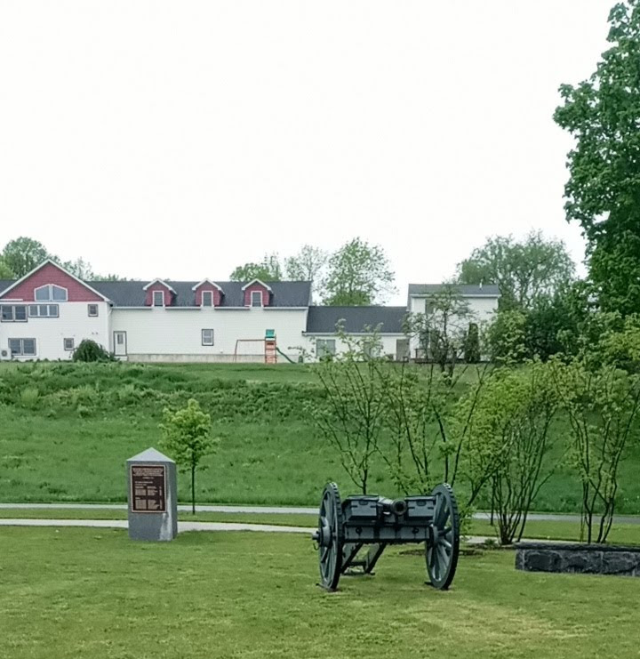 Cannon on the surrender site