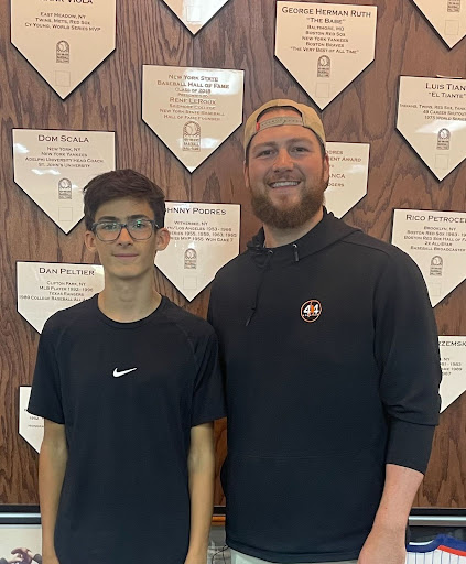 NYS Baseball Hall of Fame signing with future inductee Matt Gage